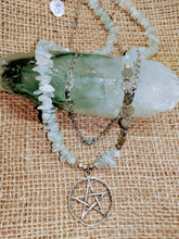 Load image into Gallery viewer, Moonstone pentacle